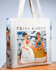 Frida Kahlo "The Two Fridas Painting by " - Tote Bag