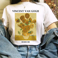 Tshirt Oversize Van Gogh "Sunflowers"