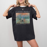 T-shirt Oversize Claude Monet "Sunrise"
