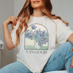 T-shirt Oversize Van Gogh "Irises"
